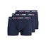 Jack & Jones Jack & Jones Men's Plus Size Boxer Shorts Trunks JACCORP OLD LOGO 3-Pack Solid Dark Blue