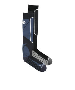 Jack & Jones Heren Skisokken JACSKI 2-Pack Donkerblauw/Zwart
