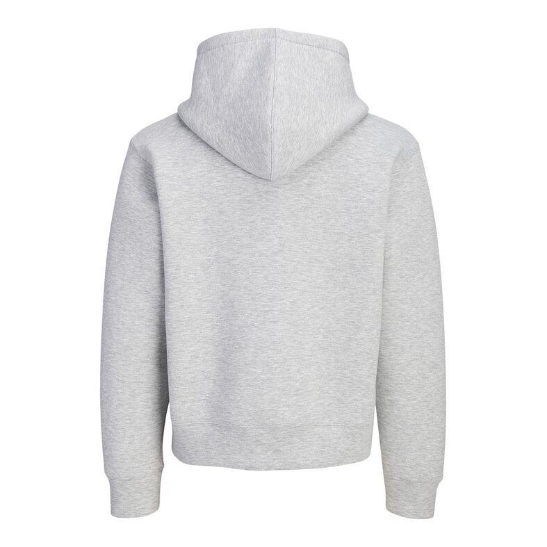 Jack & Jones Jack & Jones Heren Hoodie Met Rits JCOLEGACY Effen Grijs