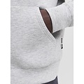 Jack & Jones Jack & Jones Heren Hoodie Met Rits JCOLEGACY Effen Grijs