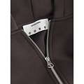 Jack & Jones Jack & Jones Men's Zip-Up Hoodie JCOLEGACY Solid Dark Brown