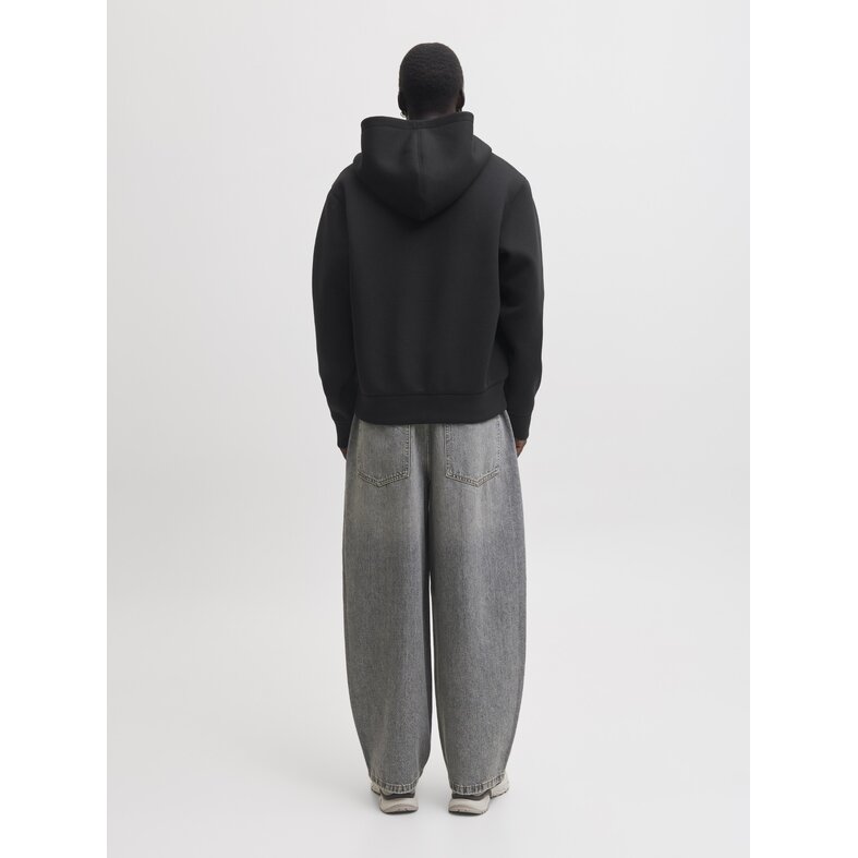 Jack & Jones Jack & Jones Heren Hoodie Met Rits JCOLEGACY Effen Zwart