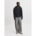 Jack & Jones Jack & Jones Men's Zip-Up Hoodie JCOLEGACY Solid Black