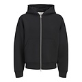 Jack & Jones Jack & Jones Heren Hoodie Met Rits JCOLEGACY Effen Zwart