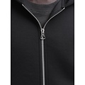 Jack & Jones Jack & Jones Heren Hoodie Met Rits JCOLEGACY Effen Zwart