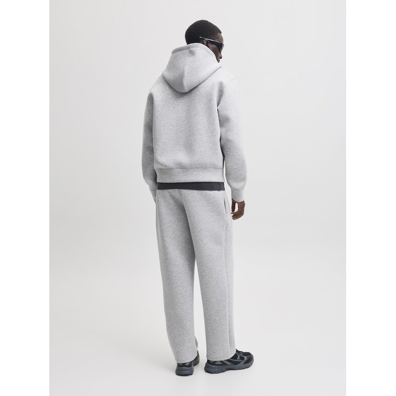 Jack & Jones Jack & Jones Heren Hoodie Met Rits JCOLEGACY Effen Grijs