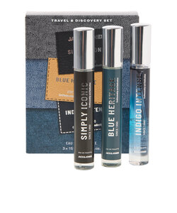 Jack & Jones Men's Perfume JACDENIM Sample Pack JACBLUE HERITAGE/JACSIMPLY ICONIC/JACINDIGO INTENSE 3x15 ml