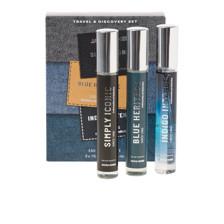 Jack & Jones Jack & Jones Heren Parfum JACDENIM Probeerpakket JACBLUE HERITAGE/JACSIMPLY ICONIC/JACINDIGO INTENSE 3x15 ml