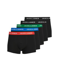 Jack & Jones Kinder Boxershorts Jongens JACHUEY 5-Pack Zwart