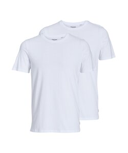 Jack & Jones Undershirt Men Round Neck White 2-Pack