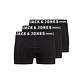 Jack & Jones Jack & Jones Men's Plus Size Boxer Shorts Trunks JACSENSE 3-Pack Solids
