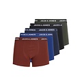 Jack & Jones Jack & Jones Heren Boxershorts Trunks JACHUEY 5-Pack Effen Multicolor
