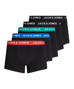 Jack & Jones Men's Boxer Shorts Trunks JACHUEY 5-Pack Solid