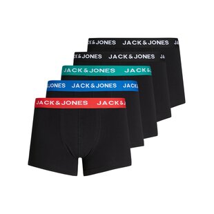 Jack & Jones Men's Boxer Shorts Trunks JACHUEY 5-Pack Solid