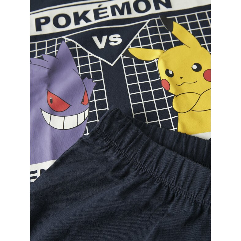 Name It Name It Boys' Long Pajama Set NKMSUX POKÉMON Battle Print Dark Blue