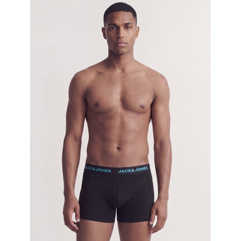 Jack & Jones Jack & Jones Men's Boxer Shorts Trunks JACLAD 5-Pack Solid Black