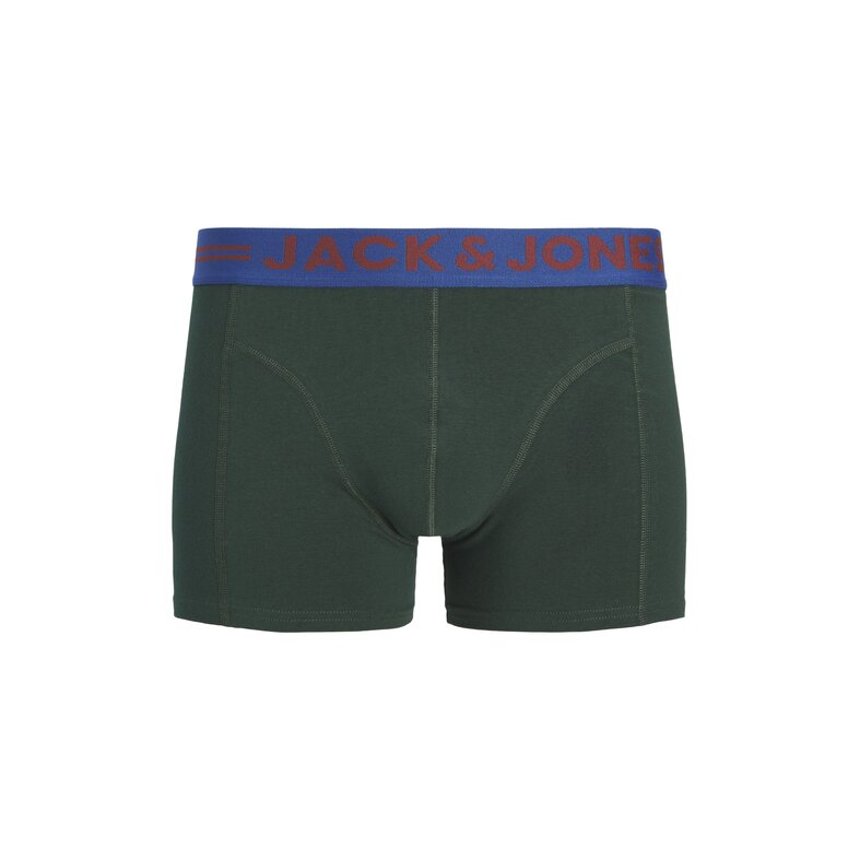 Jack & Jones Jack & Jones Heren Boxershorts Trunks JACLICHFIELD 3-Pack Blauw/Rood/Groen