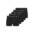 Jack & Jones Jack & Jones Men's Boxer Shorts Trunks JACLAD 5-Pack Solid Black