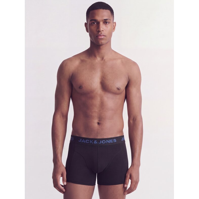 Jack & Jones Jack & Jones Men's Boxer Shorts Trunks JACLAD 5-Pack Solid Black