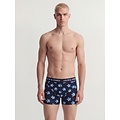 Jack & Jones Jack & Jones Heren Boxershorts Trunks JACLAMINE 3-Pack Gebloemd Donkerblauw
