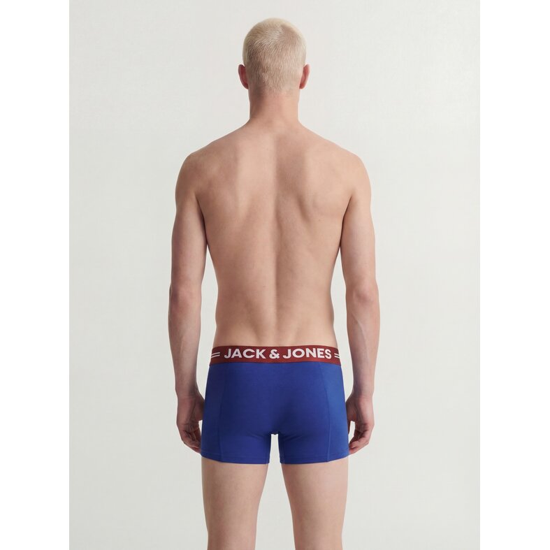 Jack & Jones Jack & Jones Heren Boxershorts Trunks JACLICHFIELD 3-Pack Blauw/Rood/Groen