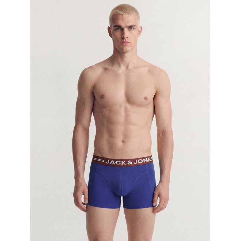 Jack & Jones Jack & Jones Heren Boxershorts Trunks JACLICHFIELD 3-Pack Blauw/Rood/Groen