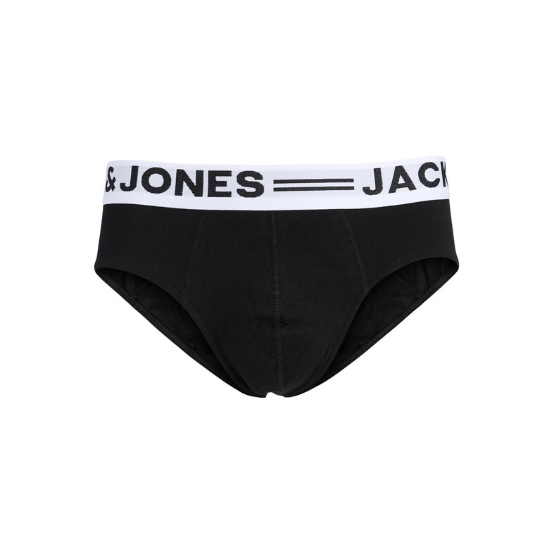 Jack & Jones Jack & Jones Heren Slips Casual Briefs JACSENSE 3-Pack Effen Zwart
