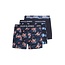 Jack & Jones Jack & Jones Heren Boxershorts Trunks JACLAMINE 3-Pack Gebloemd Donkerblauw