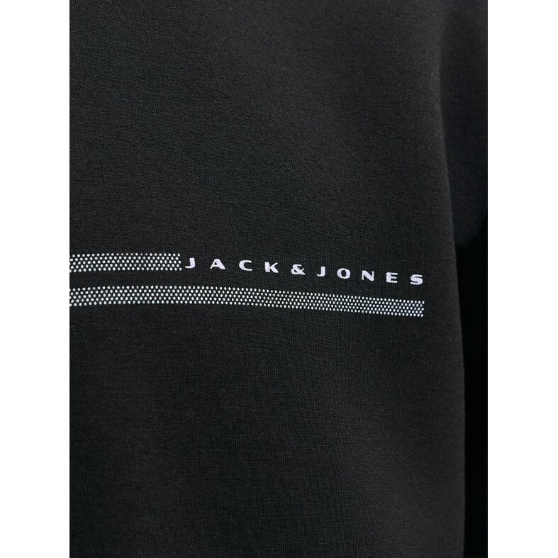 Jack & Jones Jack & Jones Heren Trui JCOFUSION SCUBA Sweatshirt Logo Print Zwart
