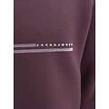 Jack & Jones Jack & Jones Heren Trui JCOFUSION SCUBA Sweatshirt Logo Print Rood