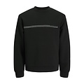 Jack & Jones Jack & Jones Men's JCOFUSION SCUBA Sweatshirt Logo Print Black