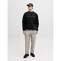 Jack & Jones Jack & Jones Men's JCOFUSION SCUBA Sweatshirt Logo Print Black