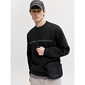 Jack & Jones Jack & Jones Men's JCOFUSION SCUBA Sweatshirt Logo Print Black