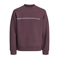Jack & Jones Jack & Jones Heren Trui JCOFUSION SCUBA Sweatshirt Logo Print Rood