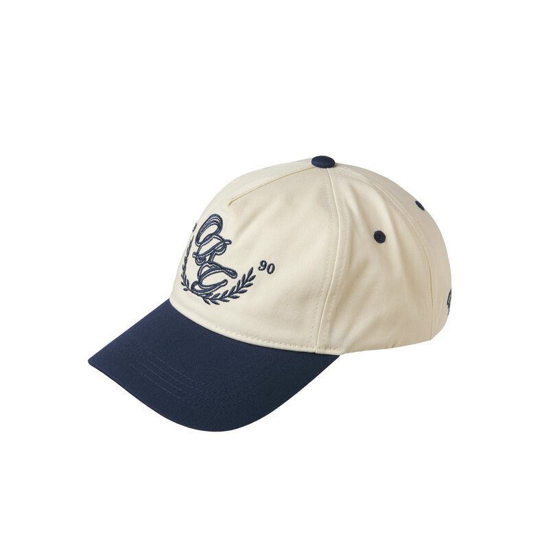 Jack & Jones Jack & Jones Heren Baseball Cap JACFRAME FREDERIKSBERG Crèmewit/Donkerblauw