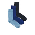 Jack & Jones Jack & Jones Heren Sokken JACASHER 3-Pack Effen Lichtblauw/Blauw/Donkerblauw