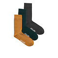 Jack & Jones Jack & Jones Heren Sokken JACASHER 3-Pack Effen Oranje/Groen/Grijs