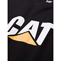 Cat Caterpillar Heren T-shirt CAT Trademark Logo Zwart