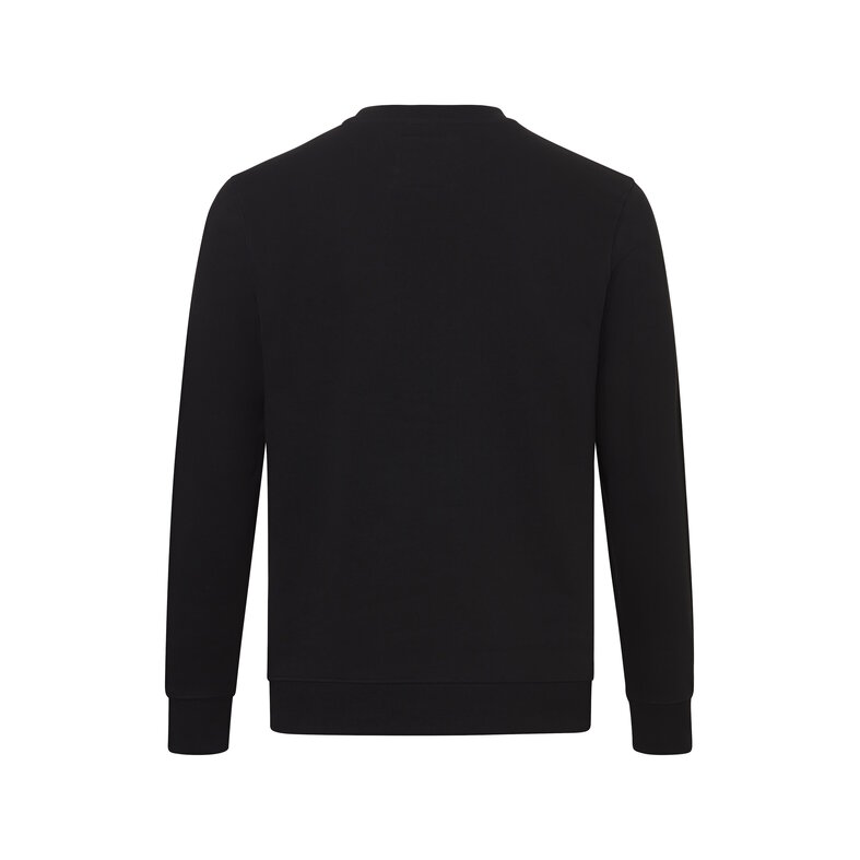 Cat Caterpillar Men's Midweight Round-Neck Sweatshirt Black