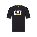 Cat Caterpillar Heren T-shirt CAT Trademark Logo Zwart