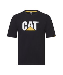 Caterpillar Men's T-shirt with CAT Trademark Logo Black