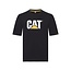 Cat Caterpillar Men's T-shirt with CAT Trademark Logo Black