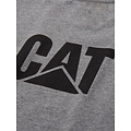 Cat Caterpillar Men's T-shirt with CAT Trademark Logo Gray