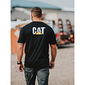 Cat Caterpillar Men's T-shirt with CAT Trademark Logo Black