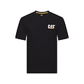 Cat Caterpillar Men's T-shirt with CAT Trademark Logo Black