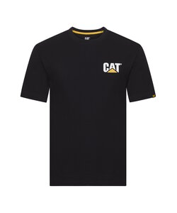 Caterpillar Men's T-shirt with CAT Trademark Logo Black