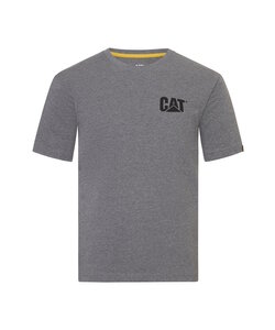 Caterpillar Men's T-shirt with CAT Trademark Logo Gray