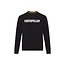 Cat Caterpillar Heren Sweatshirt Midweight Ronde Hals Zwart
