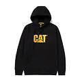 Cat Caterpillar Men's Hoodie CAT Trademark Sweatshirt with Hood Black