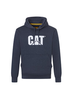 Caterpillar Heren Hoodie CAT Trademark Sweatshirt Capuchon Blauw